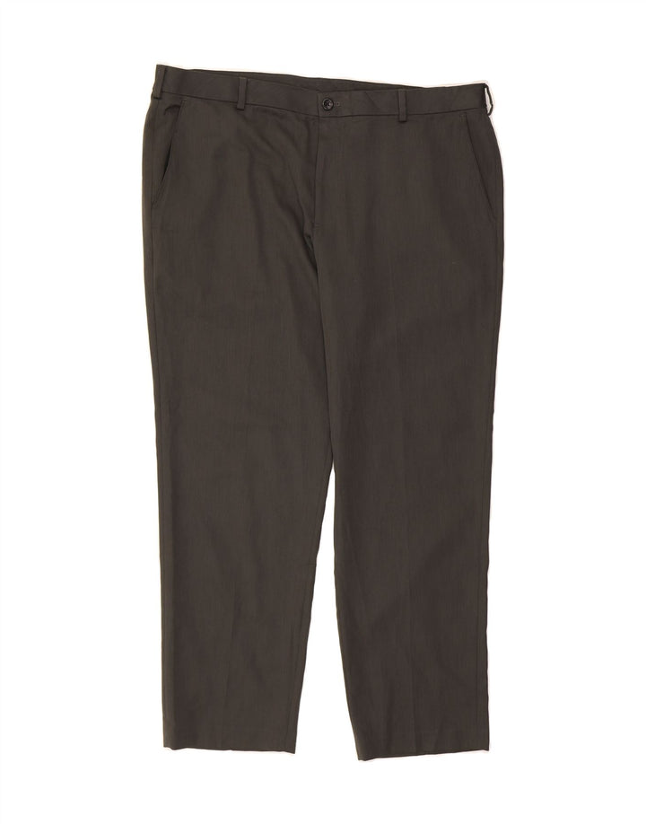 IZOD Mens Straight Chino Trousers W40 L30 Grey Polyester Vintage Izod and Second-Hand Izod from Messina Hembry 