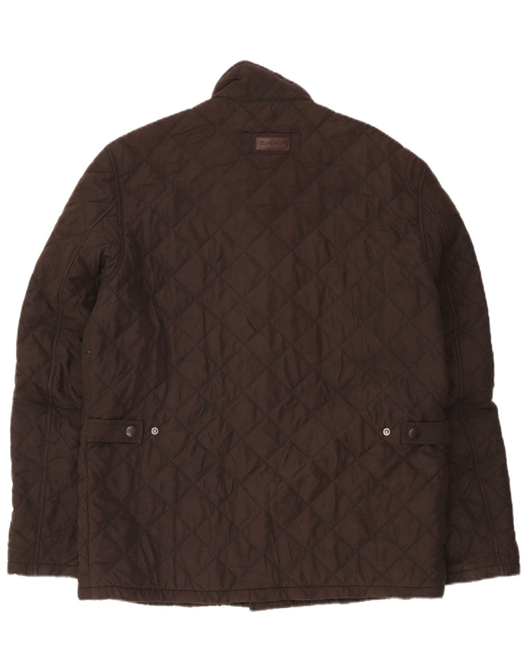 Męska pikowana kurtka Barbour UK 40, duża, brązowa
