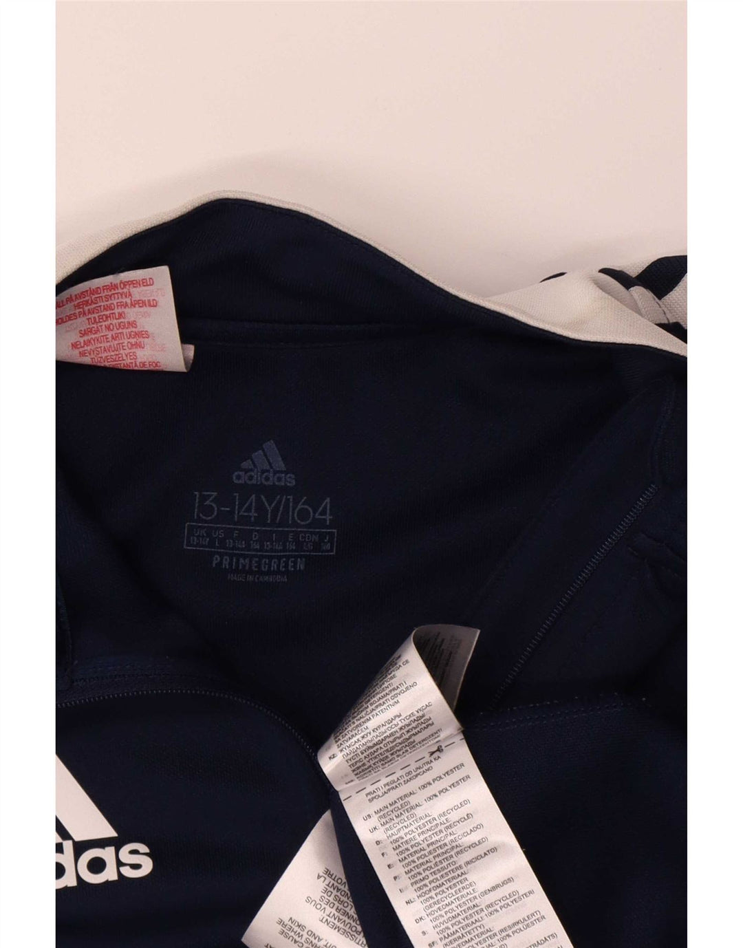 Dres chłopięcy Adidas Aeroready Pullover Top 13-14 lat granatowy