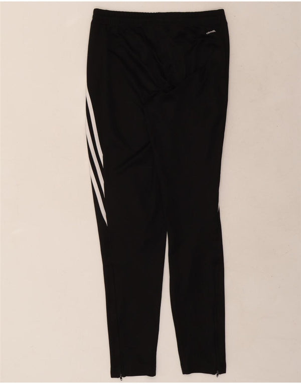 Męskie spodnie dresowe Adidas Climalite, małe, czarne, poliestrowe