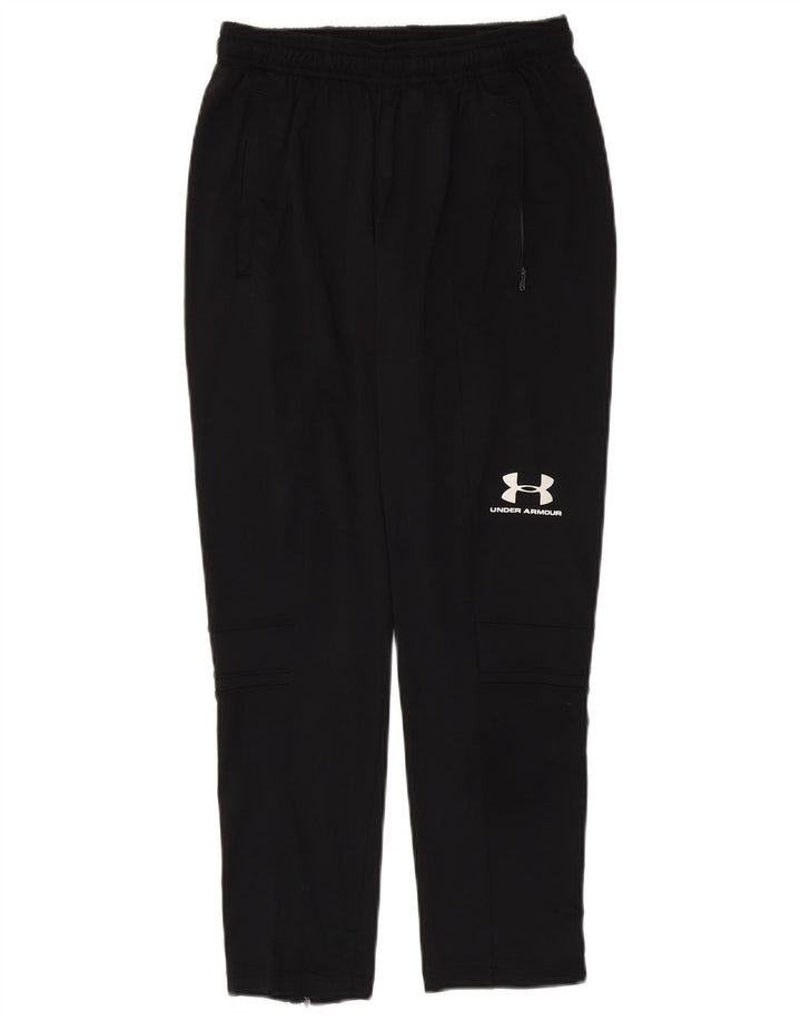 UNDER ARMOUR Womens Crop Tracksuit Trousers UK 10 Small Black Vintage Under Armour and Second-Hand Under Armour from Messina Hembry 