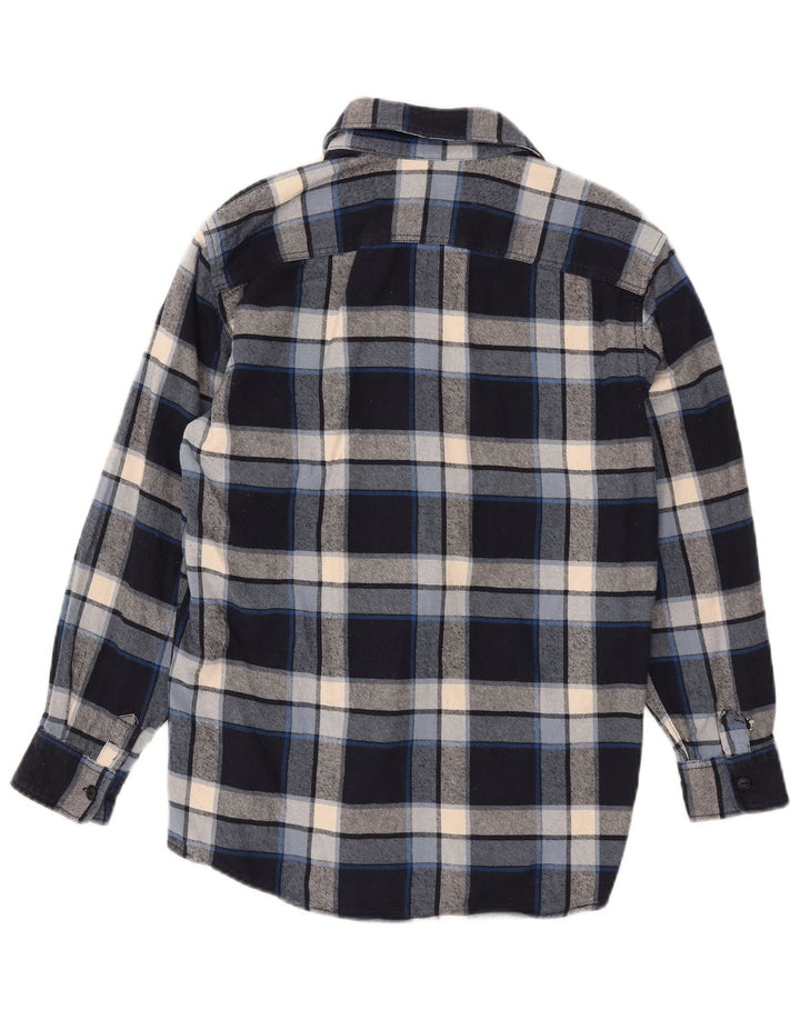 Męska koszula flanelowa Gap XS w niebieską kratę, bawełniana