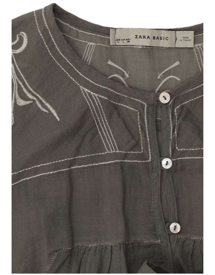 Damska tunika Zara UK 16, duża, szara