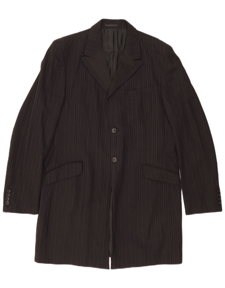 Płaszcz męski Dolce & Gabbana UK 42 XL w czarne prążki