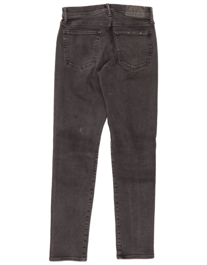 Damskie jeansy Gap Slim Tapered W30 L32 Czarne bawełniane
