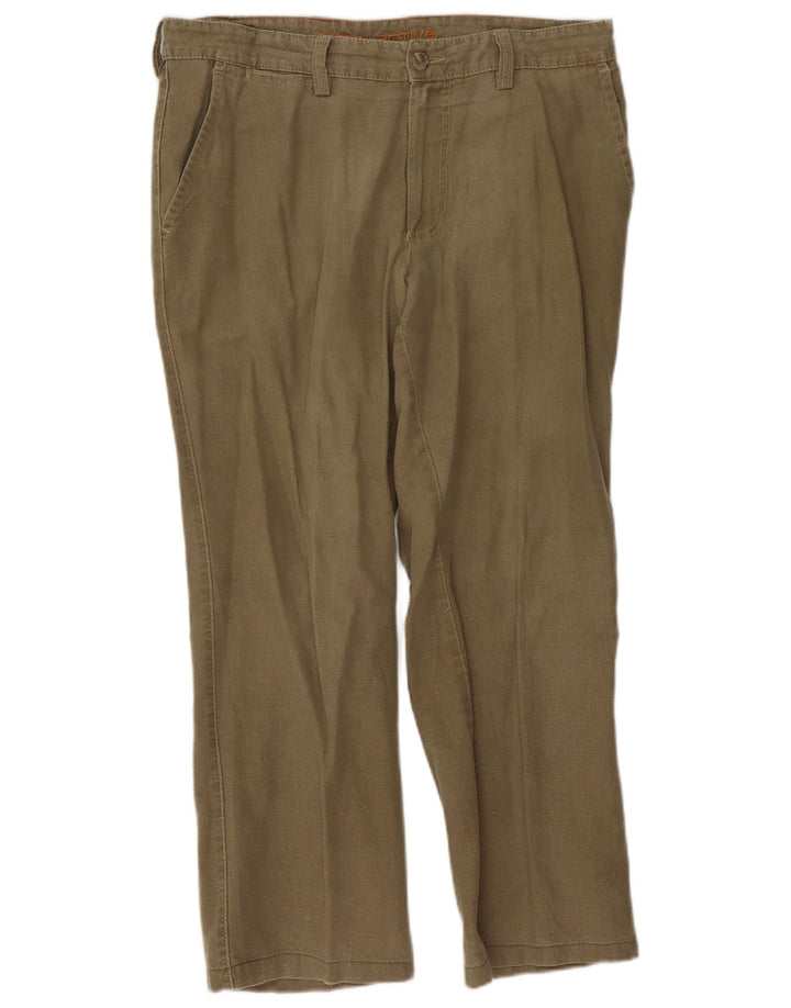 Męskie proste spodnie chino CAMEL ACTIVE W36 L27 Khaki, bawełna