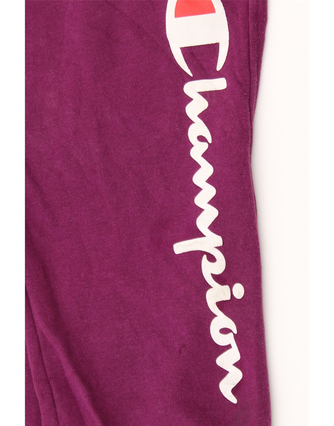 Damskie spodnie dresowe CHAMPION Graphic Joggers UK 18 XL Fioletowa bawełna