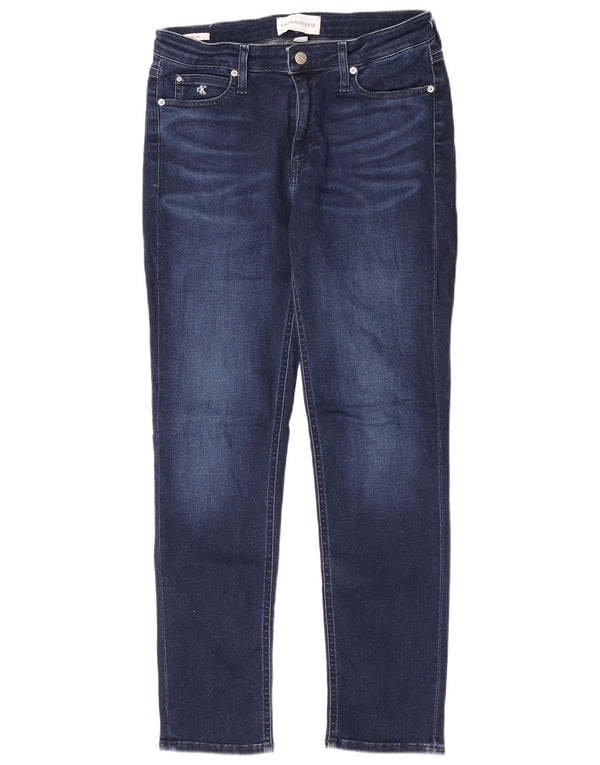 Damskie dżinsy Calvin Klein W31 L30 Niebieskie bawełniane
