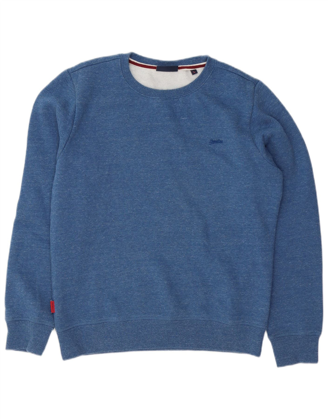 Męski sweter Superdry z dużą niebieską bawełnianą plamką