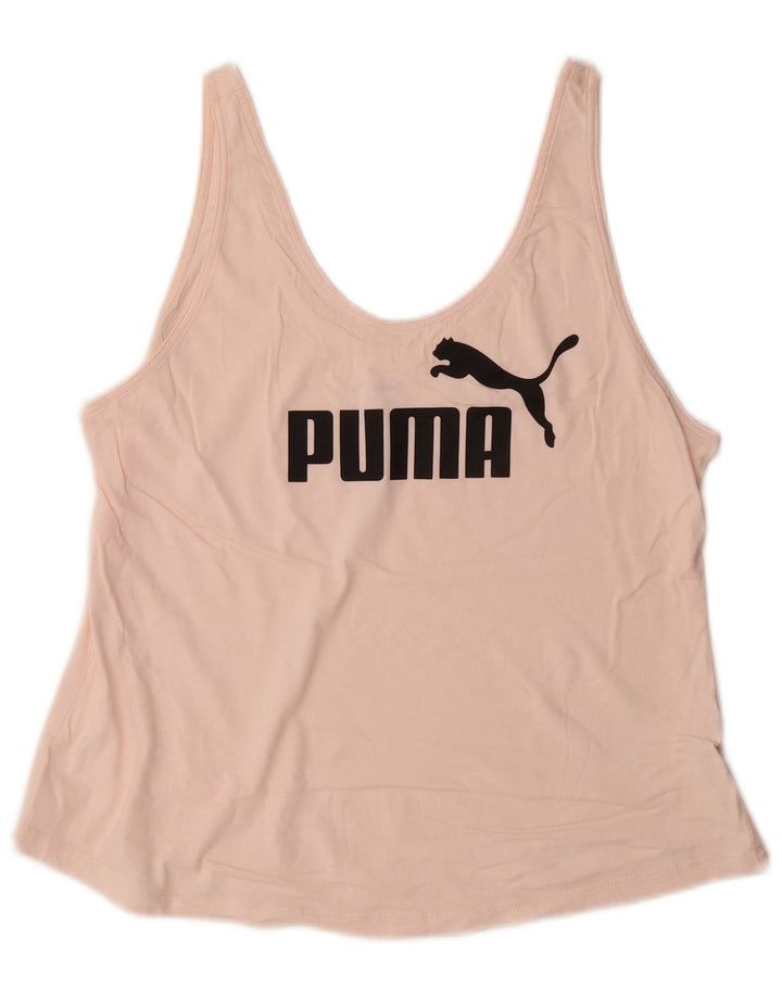 Damska kamizelka z grafiką Puma UK 14, średni róż