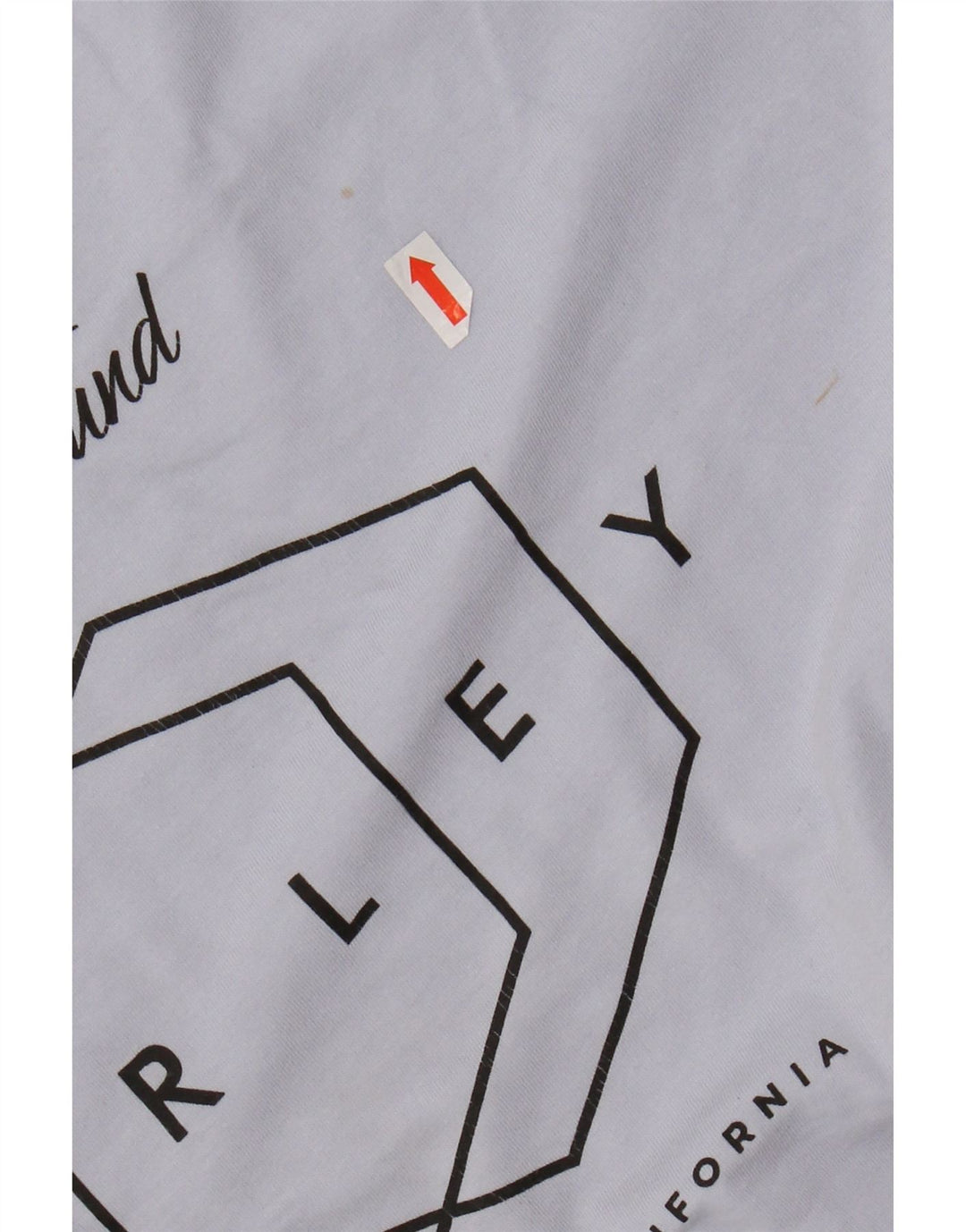 Męska koszulka z grafiką HURLEY, średnia niebieska bawełna