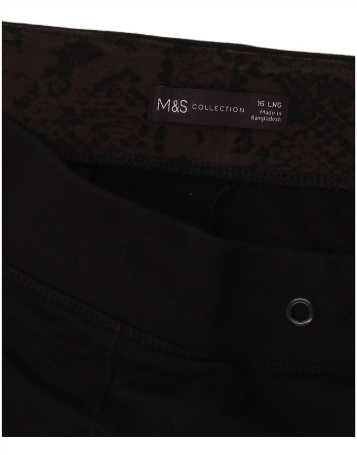 Damskie spodnie dresowe Marks & Spencer UK 16, duże, granatowe