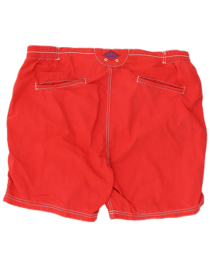 Męskie spodenki kąpielowe Superdry 2XL, czerwone, bawełniane
