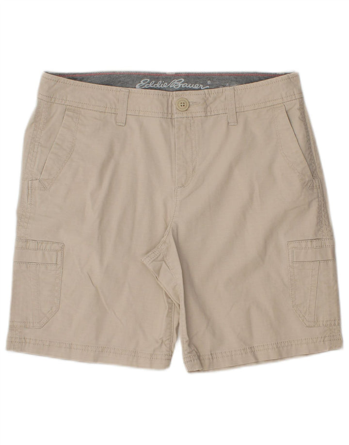 Damskie spodenki bojówki Eddie Bauer US 4 Small W30 Beżowa bawełna