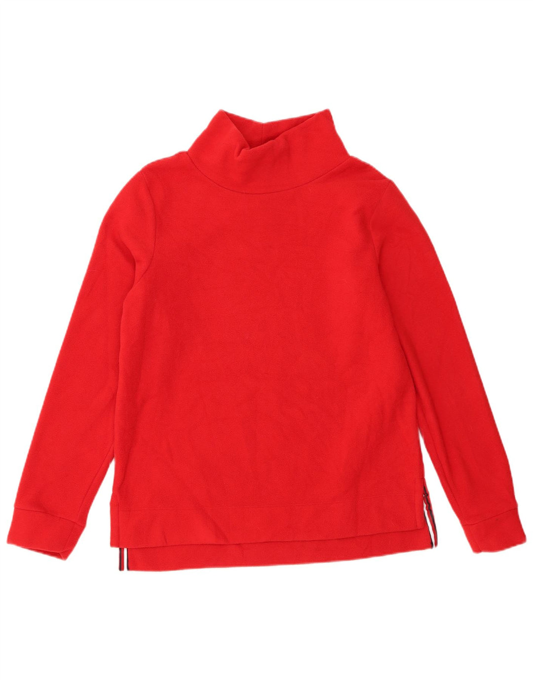 Damski sweter polarowy Tommy Hilfiger UK 10, mały, czerwony, poliestrowy
