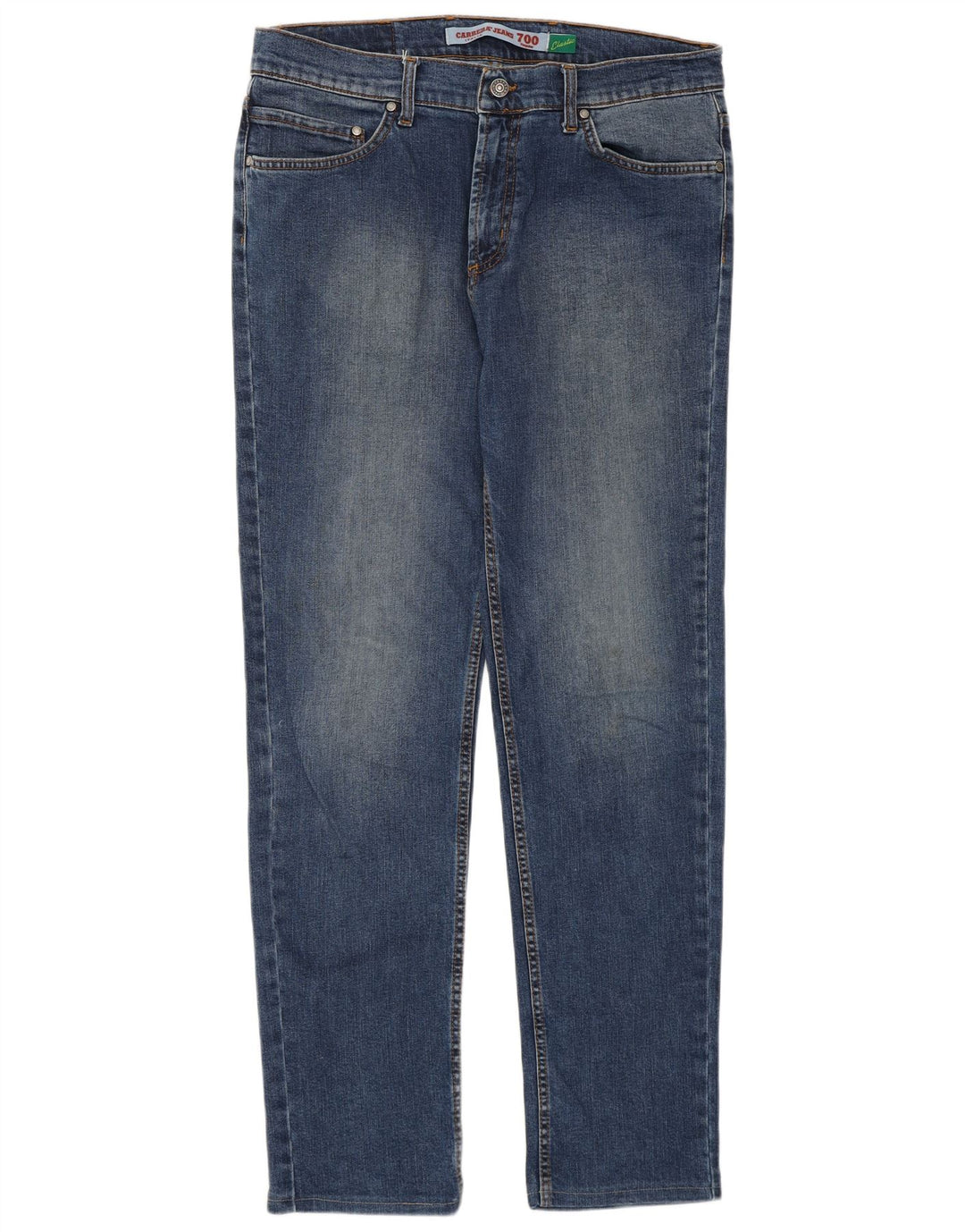 Damskie jeansy Carrera 700 Regular Straight W34 L32 Niebieskie bawełniane
