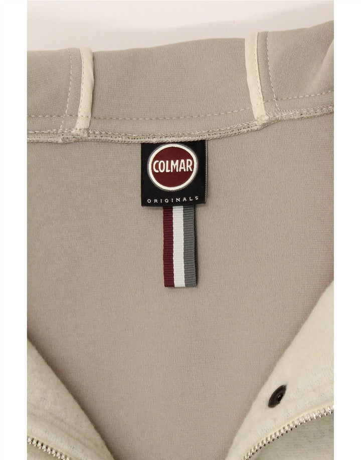 Damski płaszcz wiatrówka z kapturem Colmar UK 14 Medium Off White
