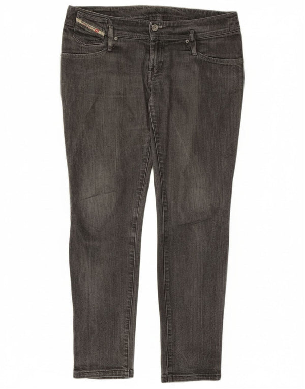 Damskie jeansy Diesel Skinny W32 L30 Szara bawełna