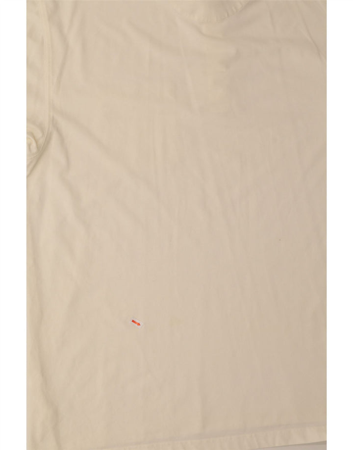 IZOD Mens Golf Polo Shirt XL Beige Cotton Vintage Izod and Second-Hand Izod from Messina Hembry 