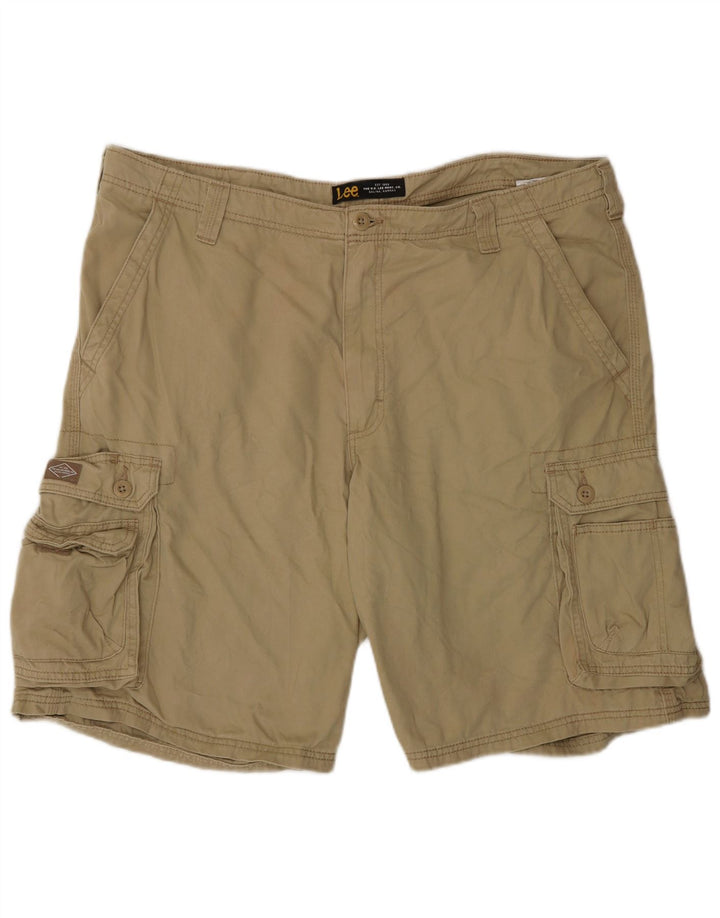 Męskie spodenki cargo Lee W40 XL, bawełna khaki