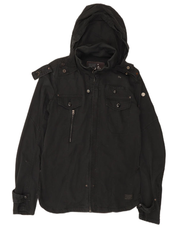 G-Star Women UK 14 Średnia czarna bawełna