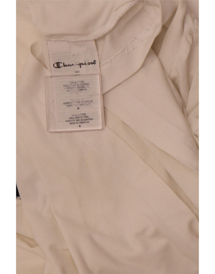 Męska koszulka z grafiką CHAMPION Top, średnia biała bawełna