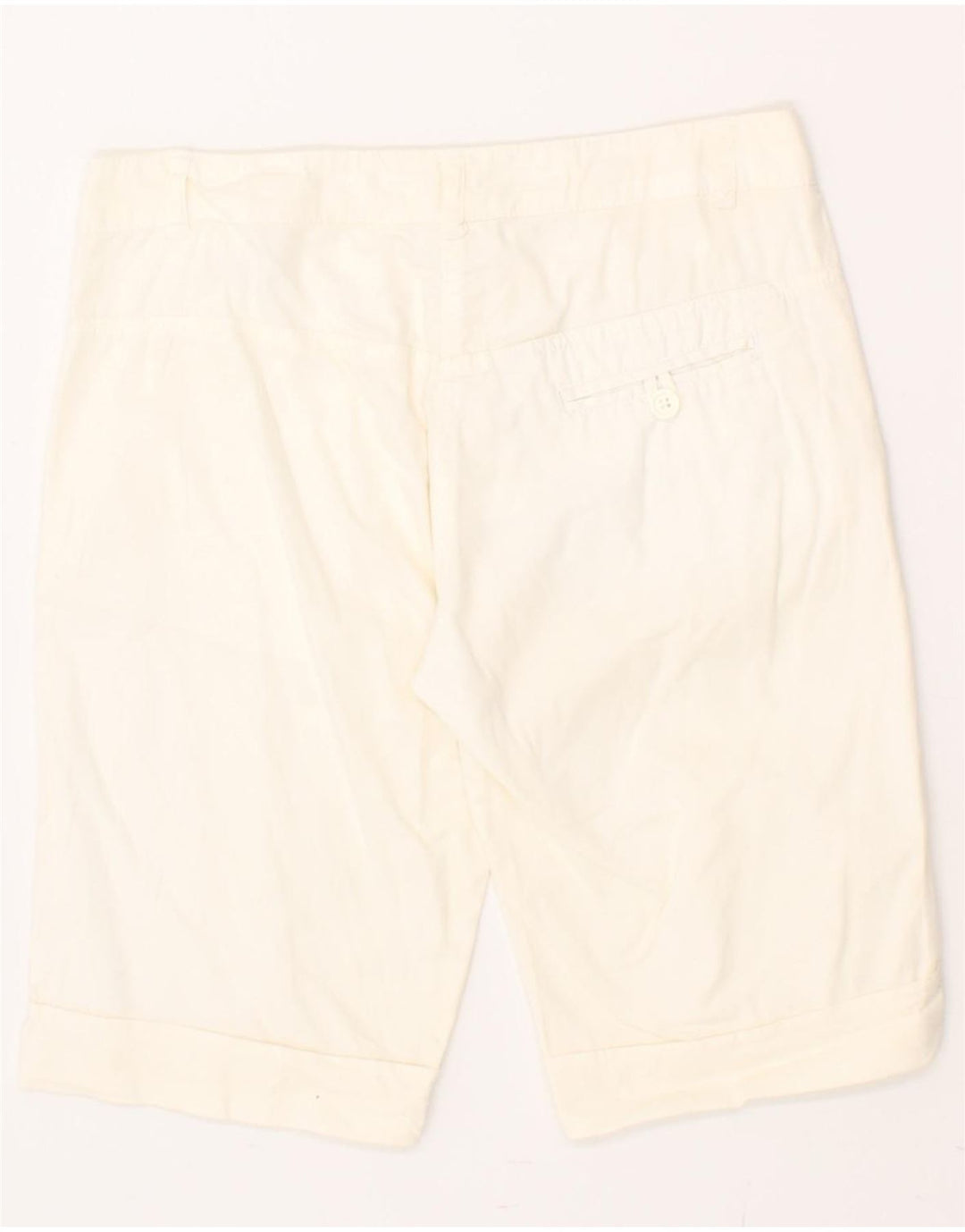 LOTTO Womens Bermuda Chino Shorts W28 Medium Off White Cotton Vintage Lotto and Second-Hand Lotto from Messina Hembry 