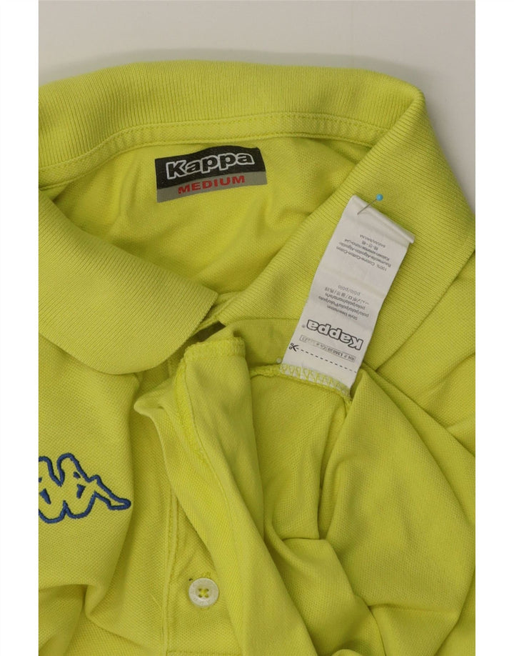 Męska koszulka polo Kappa, średnia, zielona bawełna