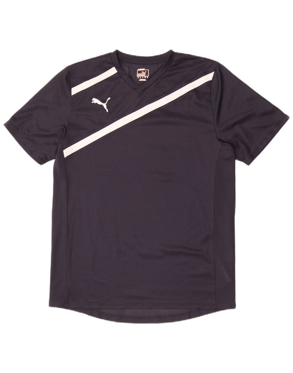 T-shirt męski Puma Top, duży, granatowy w paski