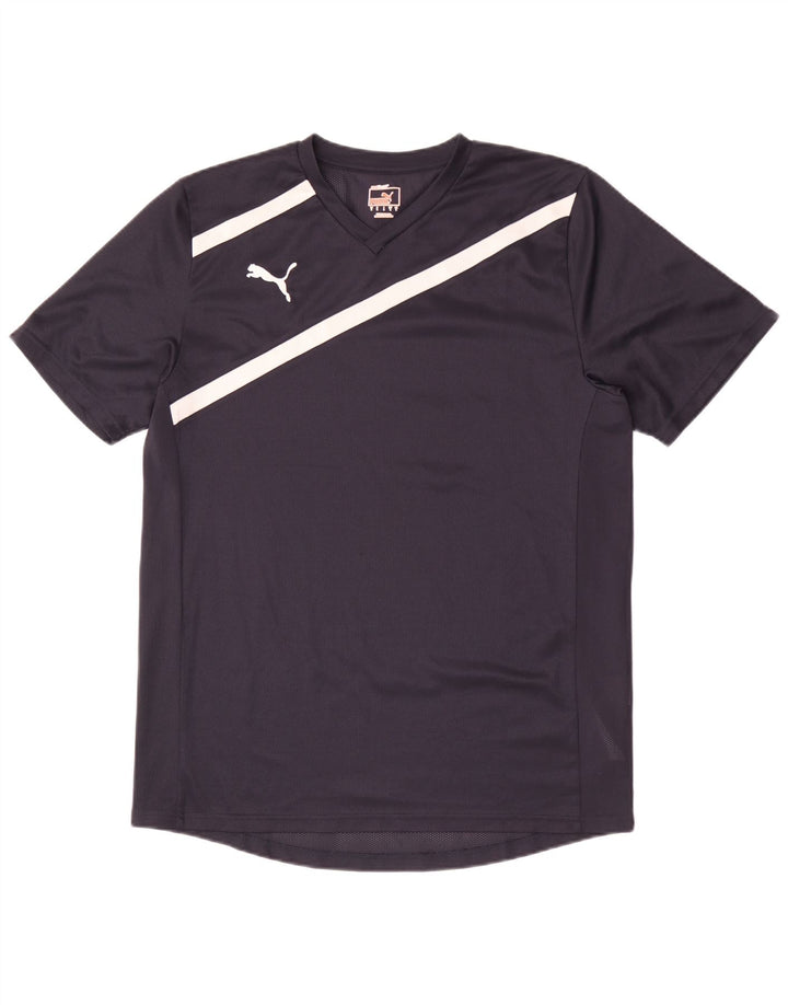 T-shirt męski Puma Top, duży, granatowy w paski
