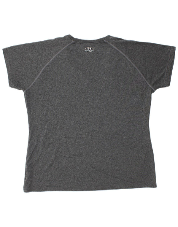 Damska koszulka Under Armour Heat Gear Top UK 18 XL, szary poliester