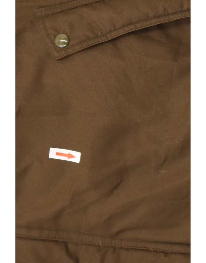 Vintage męska ocieplana kurtka UK 42 XL brązowa