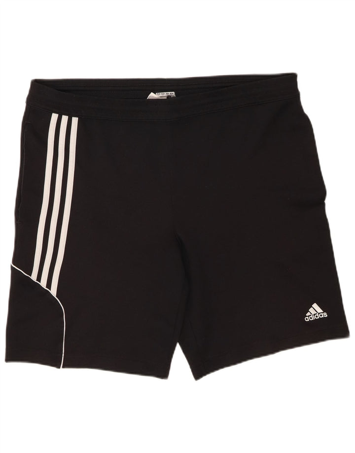 Męskie spodenki sportowe Adidas Climalite, duże, czarne, poliestrowe