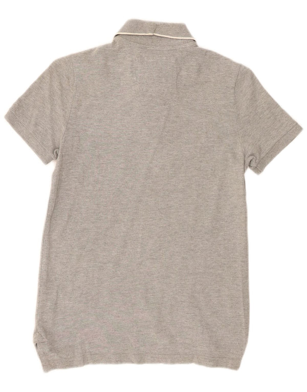 Chłopięca koszulka polo Abercrombie & Fitch 13-14 lat XL, szara, bawełniana