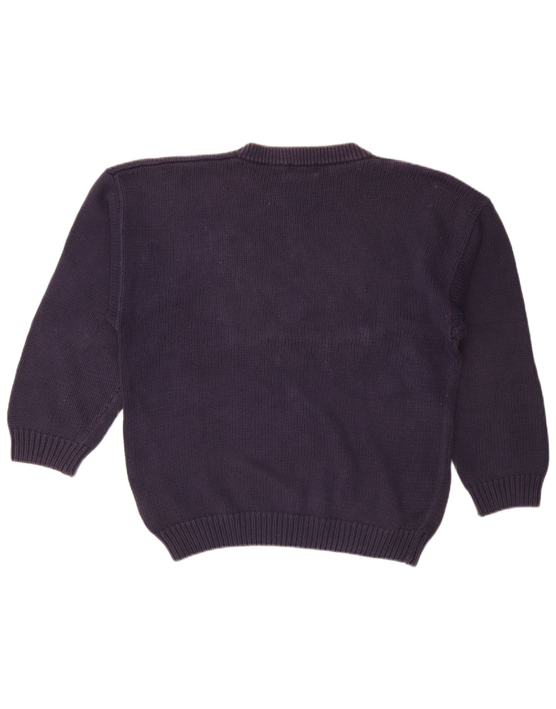 Męski sweter St. Bernard z okrągłym dekoltem, duży granatowy Argyle/Diament