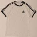 Adidas Męska Koszulka Top Mała Biała Bawełna