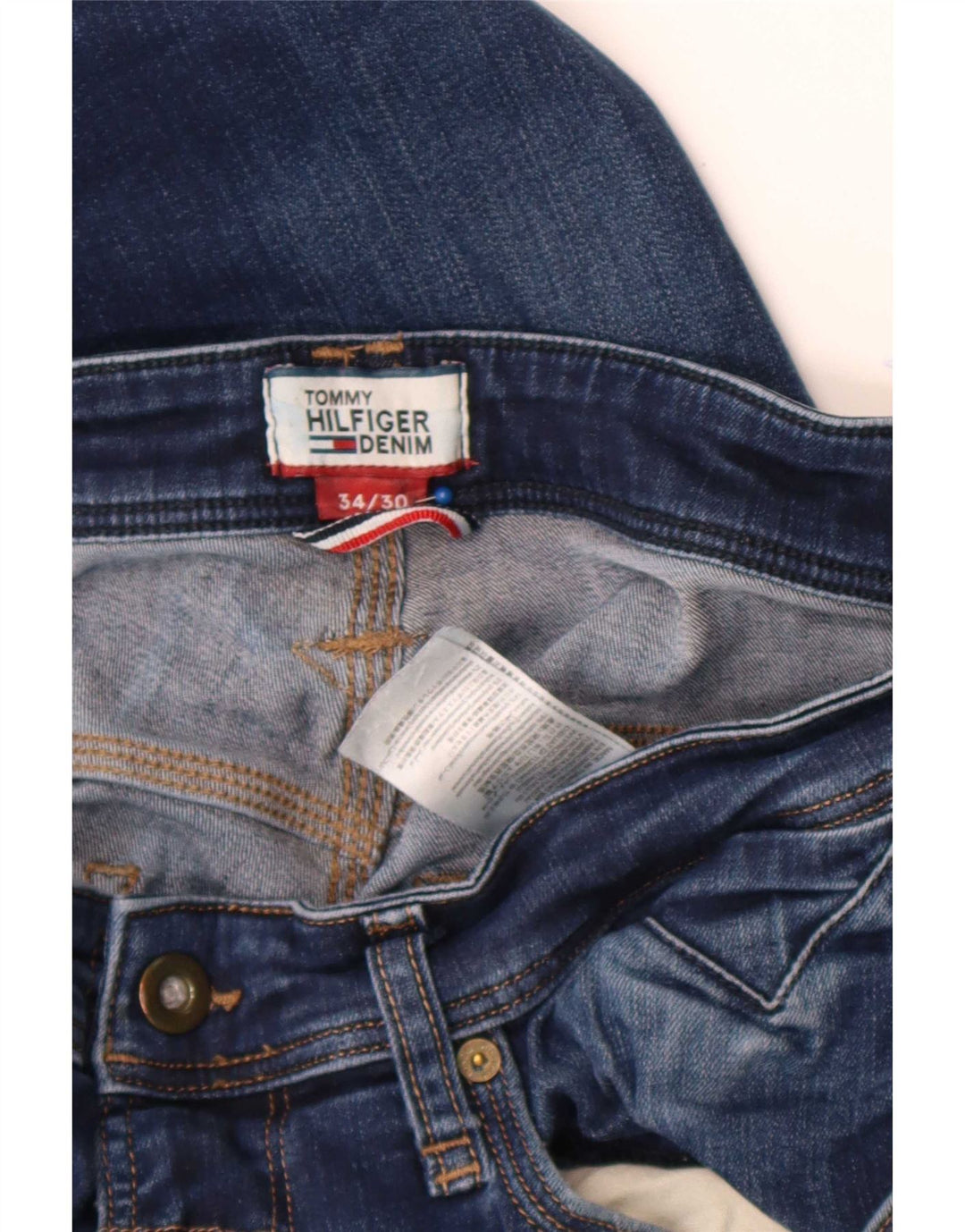 Męskie dżinsy Tommy Hilfiger Ryan Bootcut W34 L30 Niebieska bawełna