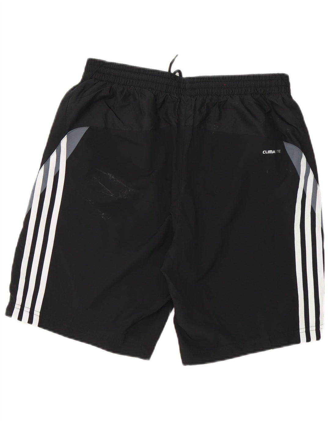Męskie spodenki sportowe Adidas Climalite, mały, czarny poliester z blokami kolorów