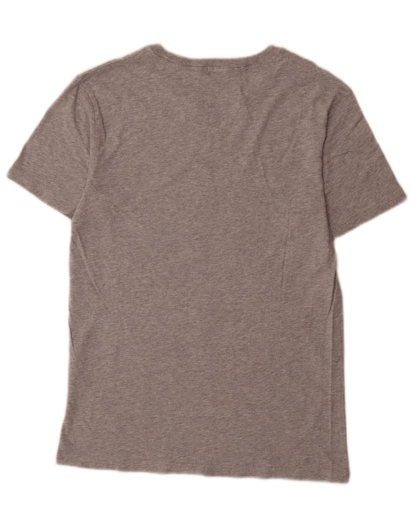 Damski T-shirt z grafiką Paul Smith Top UK 12 Średnioszary, bawełniany nakrapiany