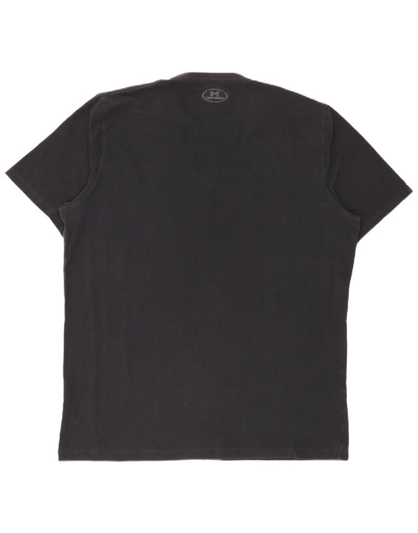 Męski t-shirt Under Armour Heat Gear Graphic Top XL w kolorze czarnym