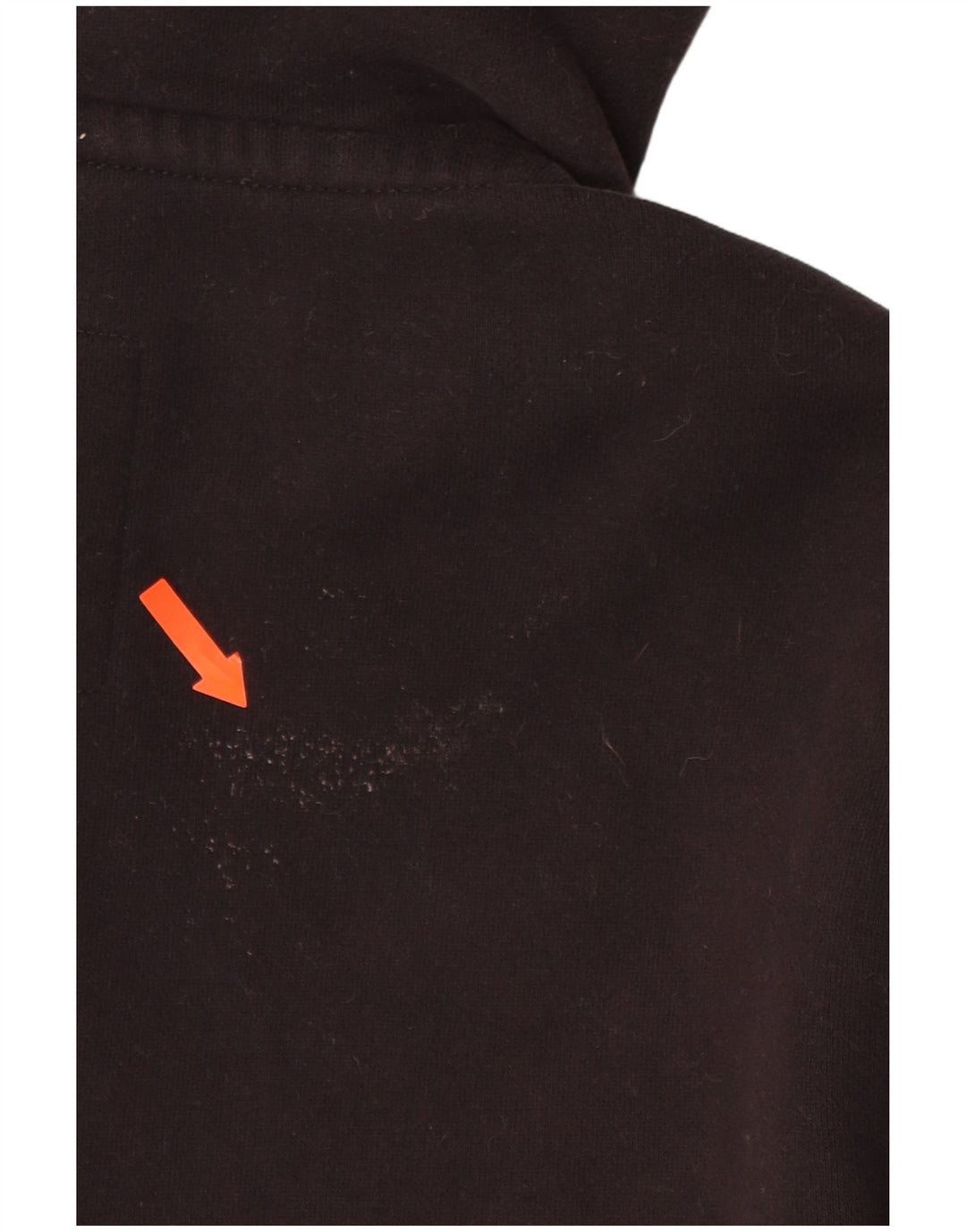 SUPERDRY Męski sweter z kapturem i zamkiem błyskawicznym, mały, czarny, bawełniany