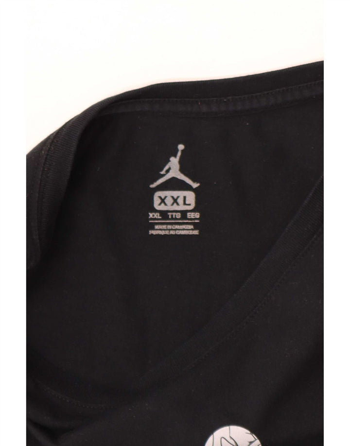 Męska koszulka graficzna Jordan Top 2XL czarna