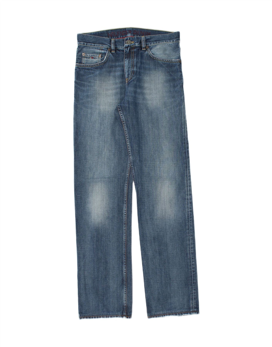 TOMMY HILFIGER Mens Straight Jeans W32 L34 Navy Blue