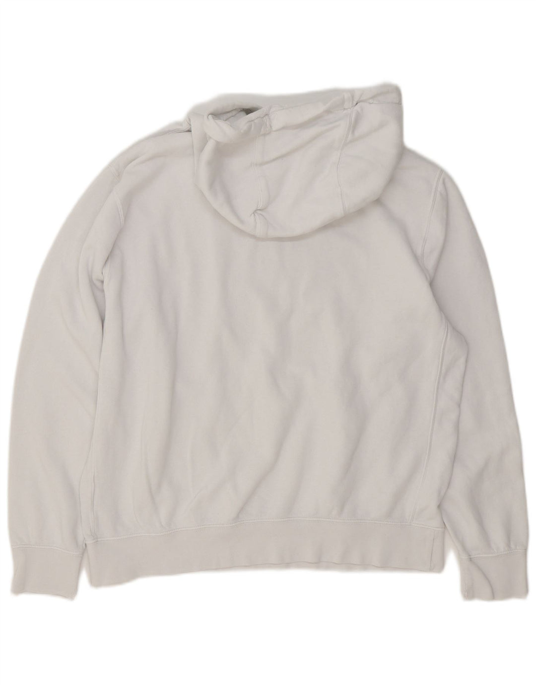 Męski sweter z kapturem Nike z grafiką, duży, biały, bawełniany