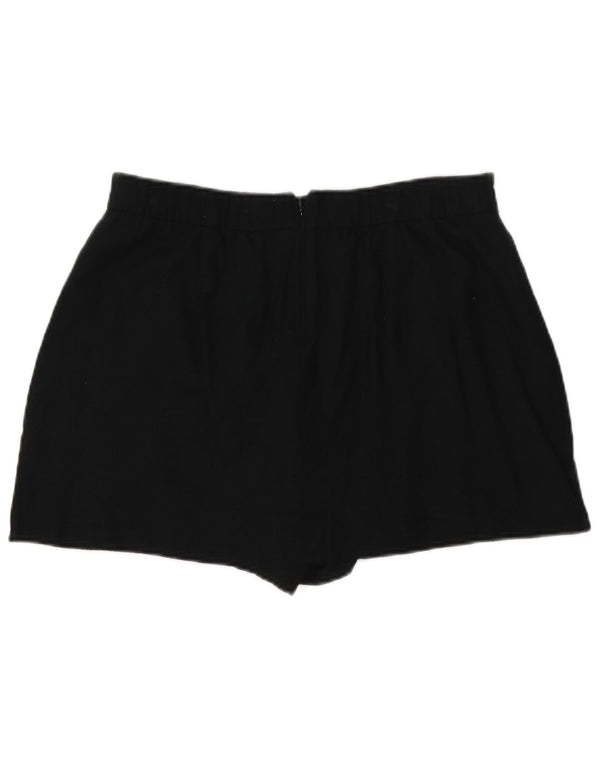 Damska spódnica Mini Skort Hollister, duża W34, czarna lniana