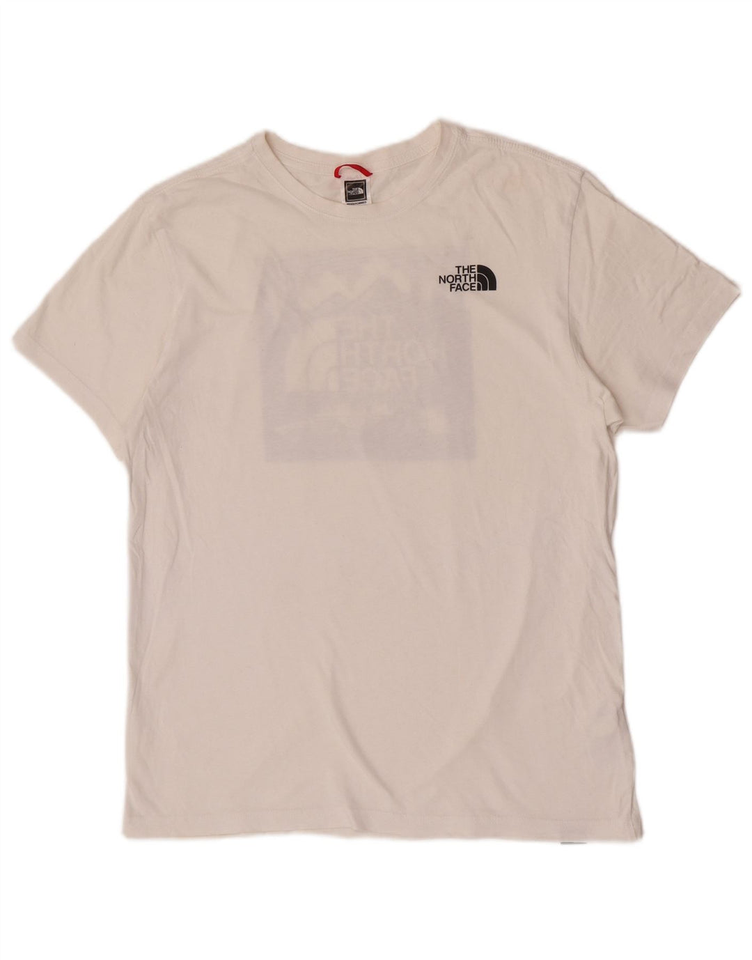 Męski T-shirt z grafiką The North Face, średni biały, bawełniany