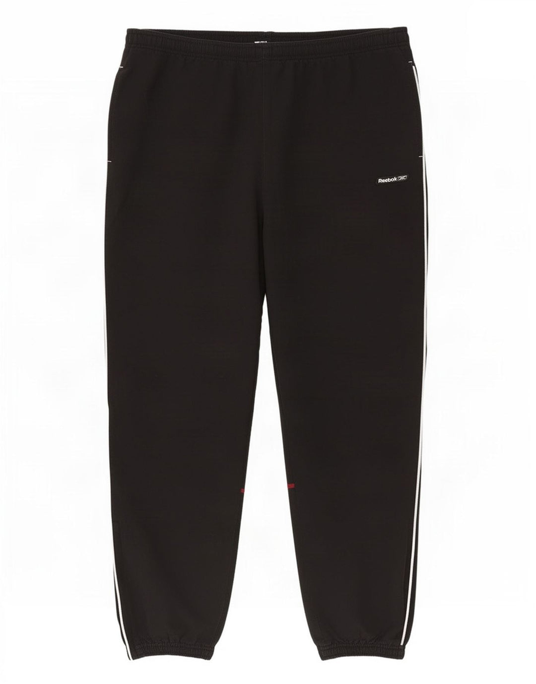 Męskie spodnie dresowe Reebok Joggery, duże, czarne, poliestrowe
