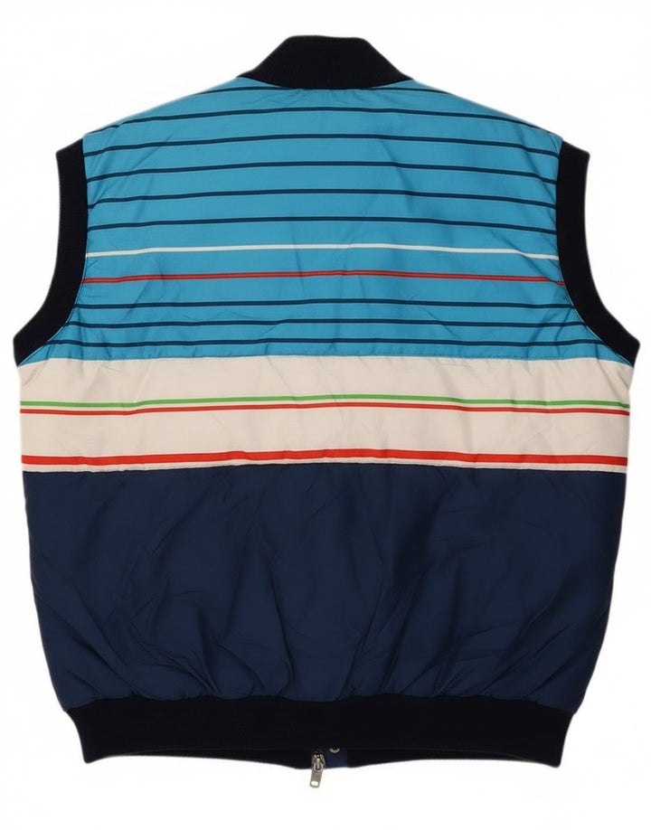 Męska wyściełana kamizelka Azzurra UK 40, duża, w kolorze granatowym