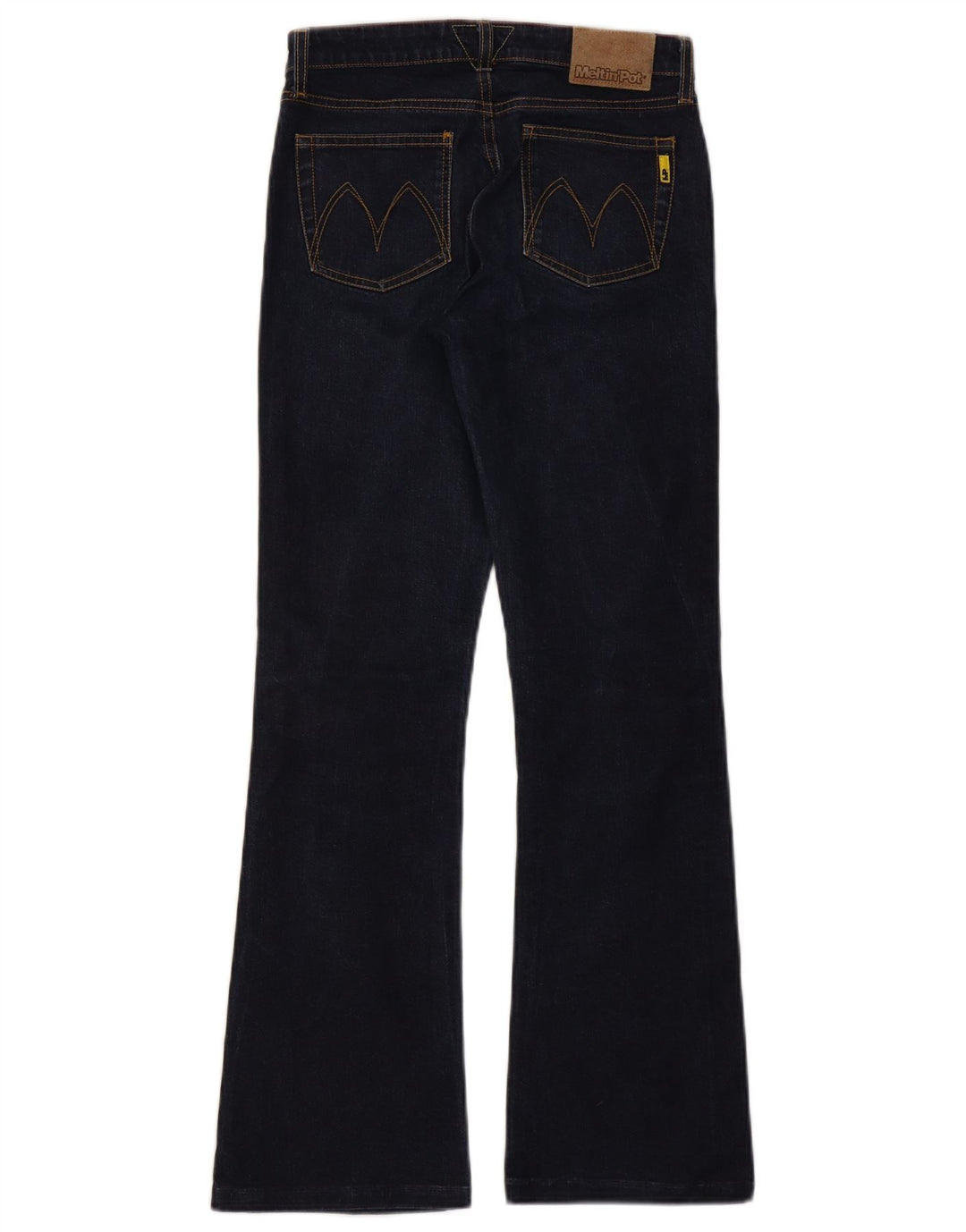 Damskie jeansy Bootcut MELTIN' POT W26 L29 Granatowe, bawełniane