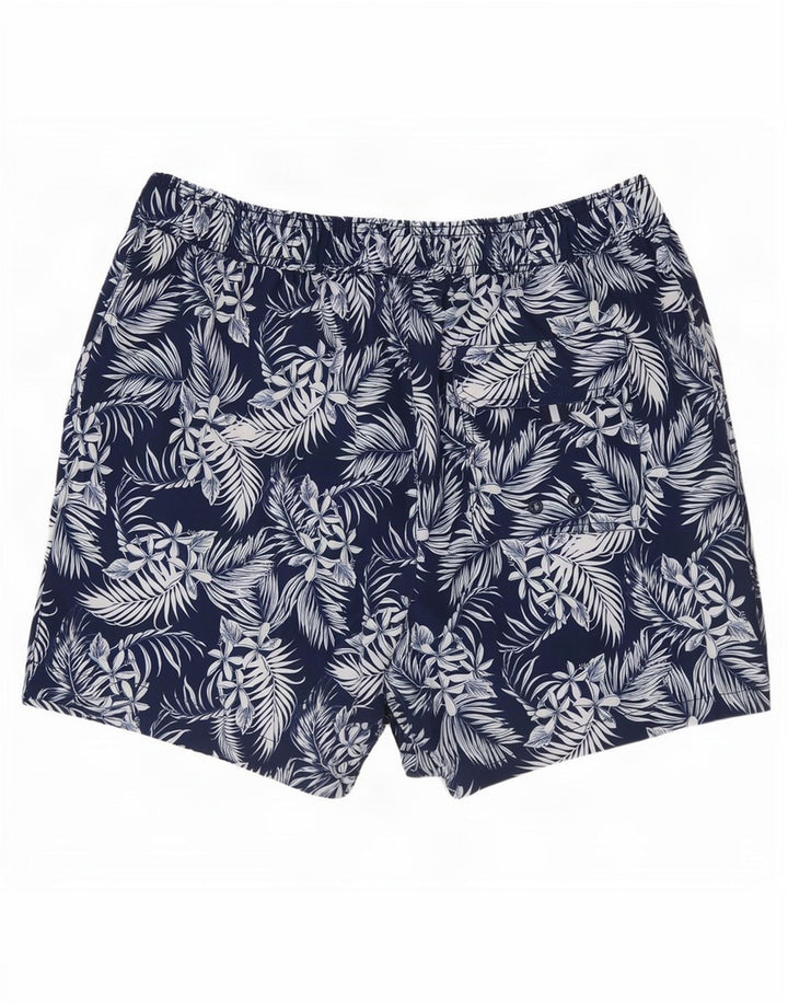 Męskie spodenki kąpielowe Crew Clothing Średni granatowy w kwiaty